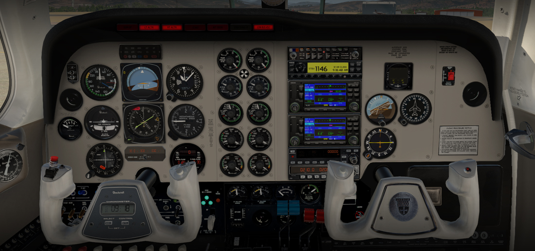 B58 BARON XPLANE 11 – Carenado