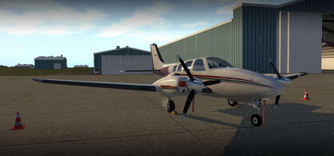 B58 BARON XPLANE 11 – Carenado